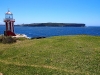 Le goulet d'entrée de la baie de Sydney et le phare