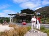 Devant la 'Porte d'entrée de Great Ocean Road'